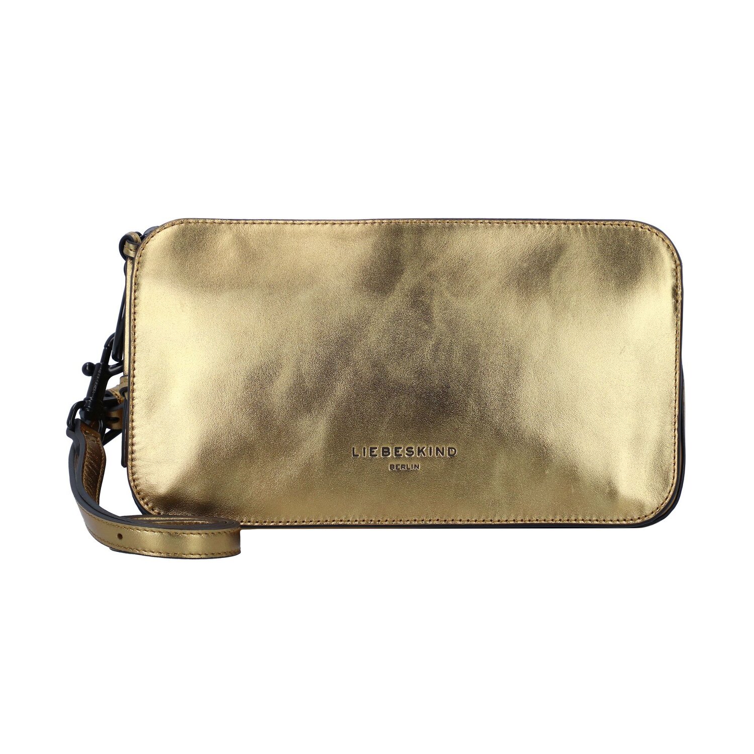 Liebeskind Clarice Schoudertas Leer 27 cm gold Bagage24.nl