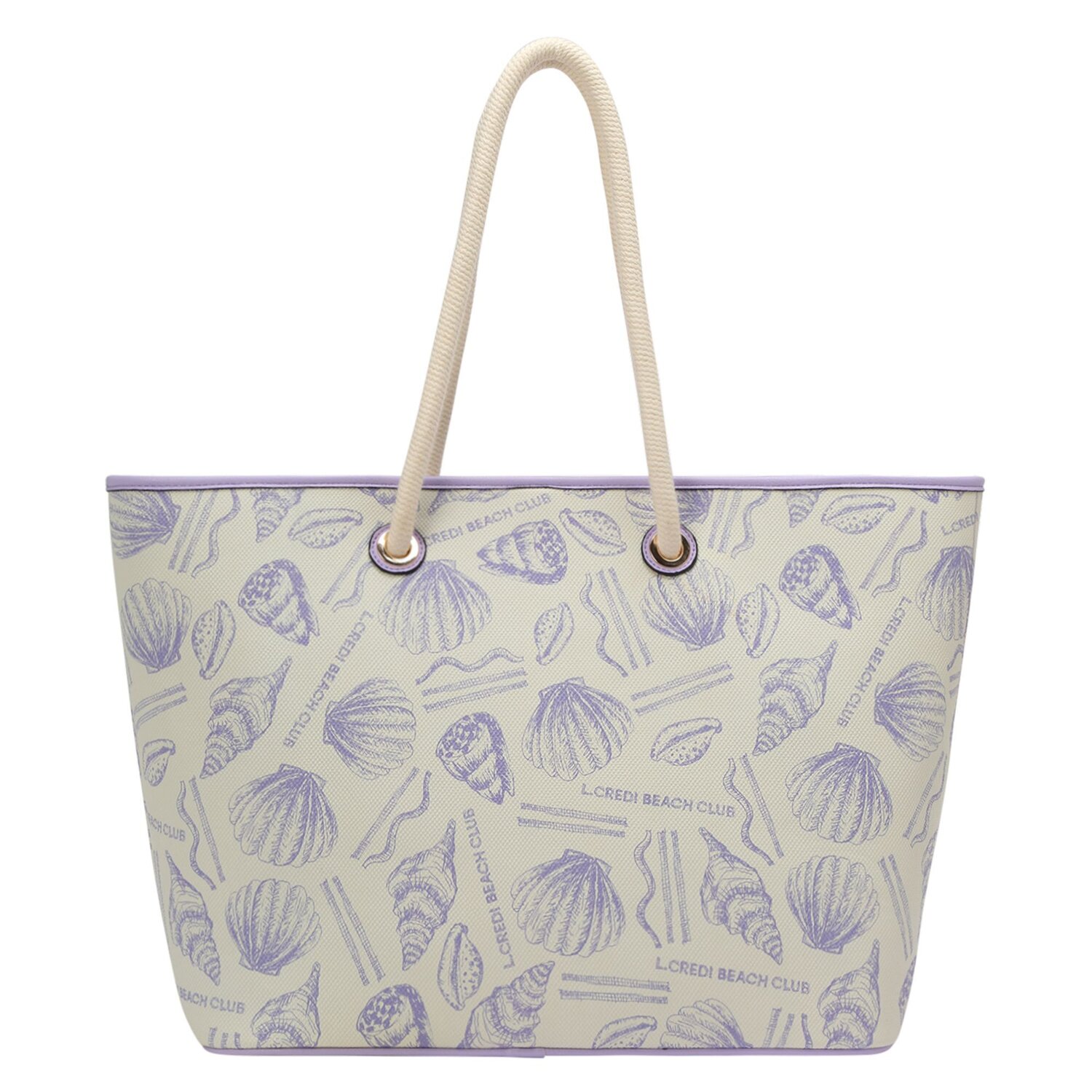 L.Credi Kezia Shopper Tas 53 cm lilac Bagage24.nl