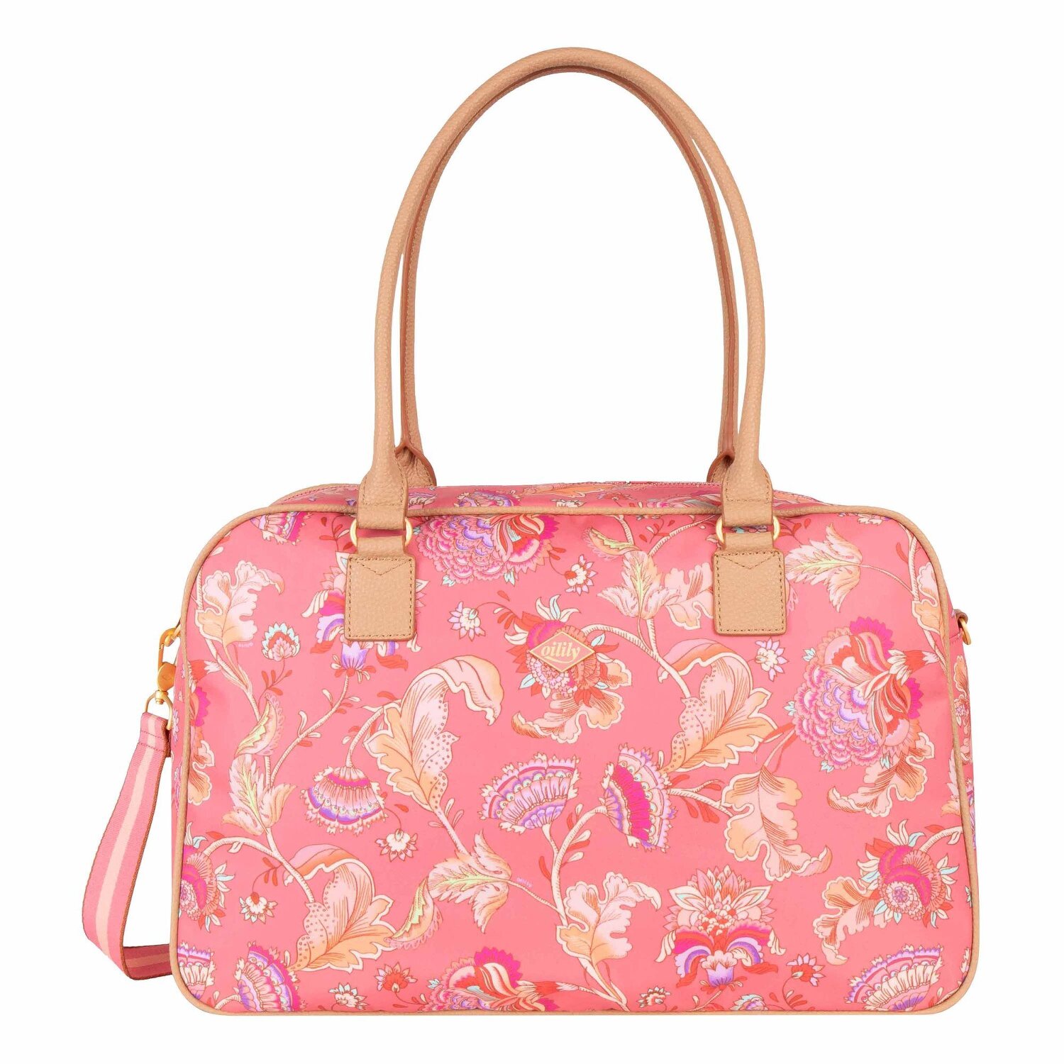 Oilily Sits Aelia Carine Schoudertas 42 cm Desert Rose Bagage24