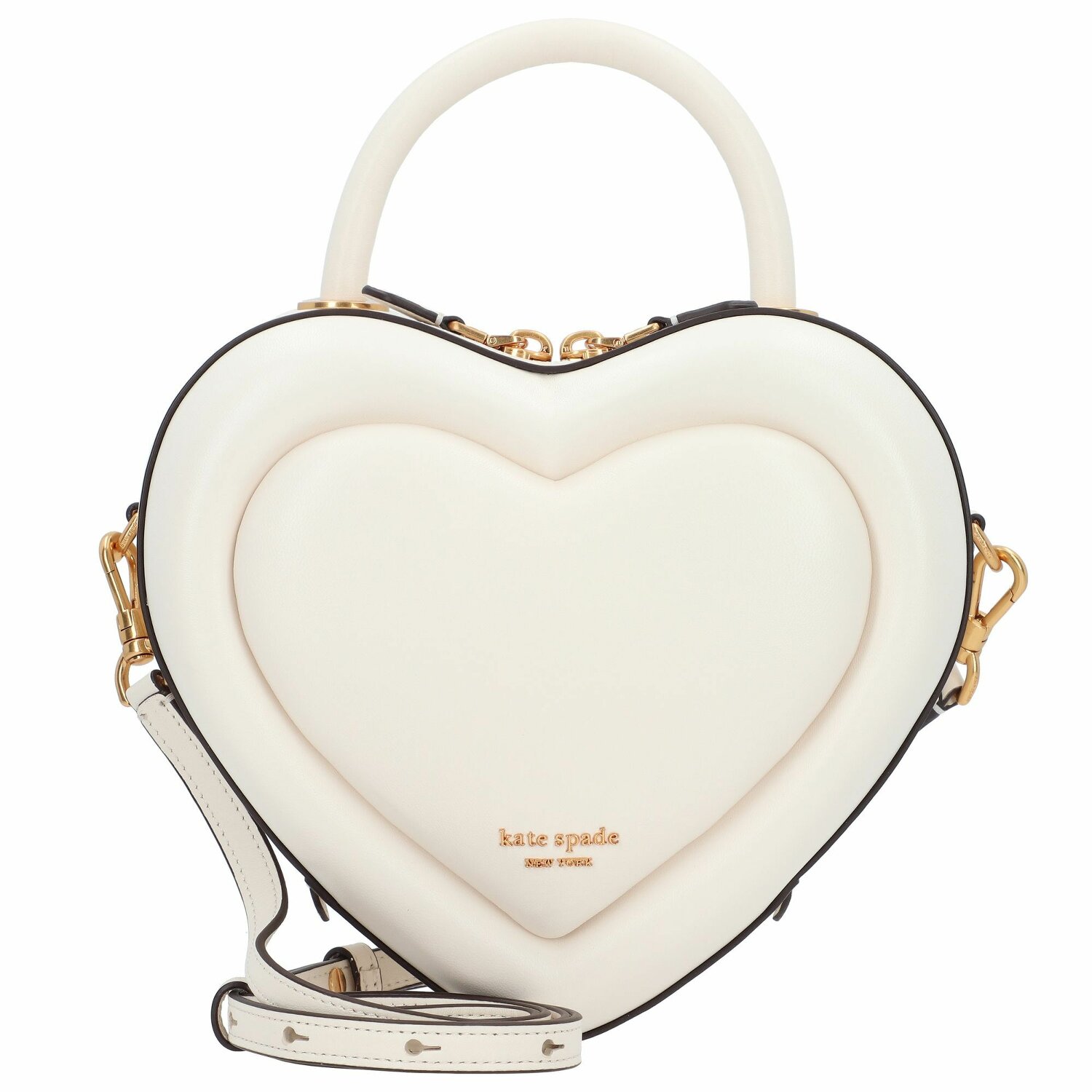 Kate Spade New York Pitter Patter Handtas Leer 22 cm cream