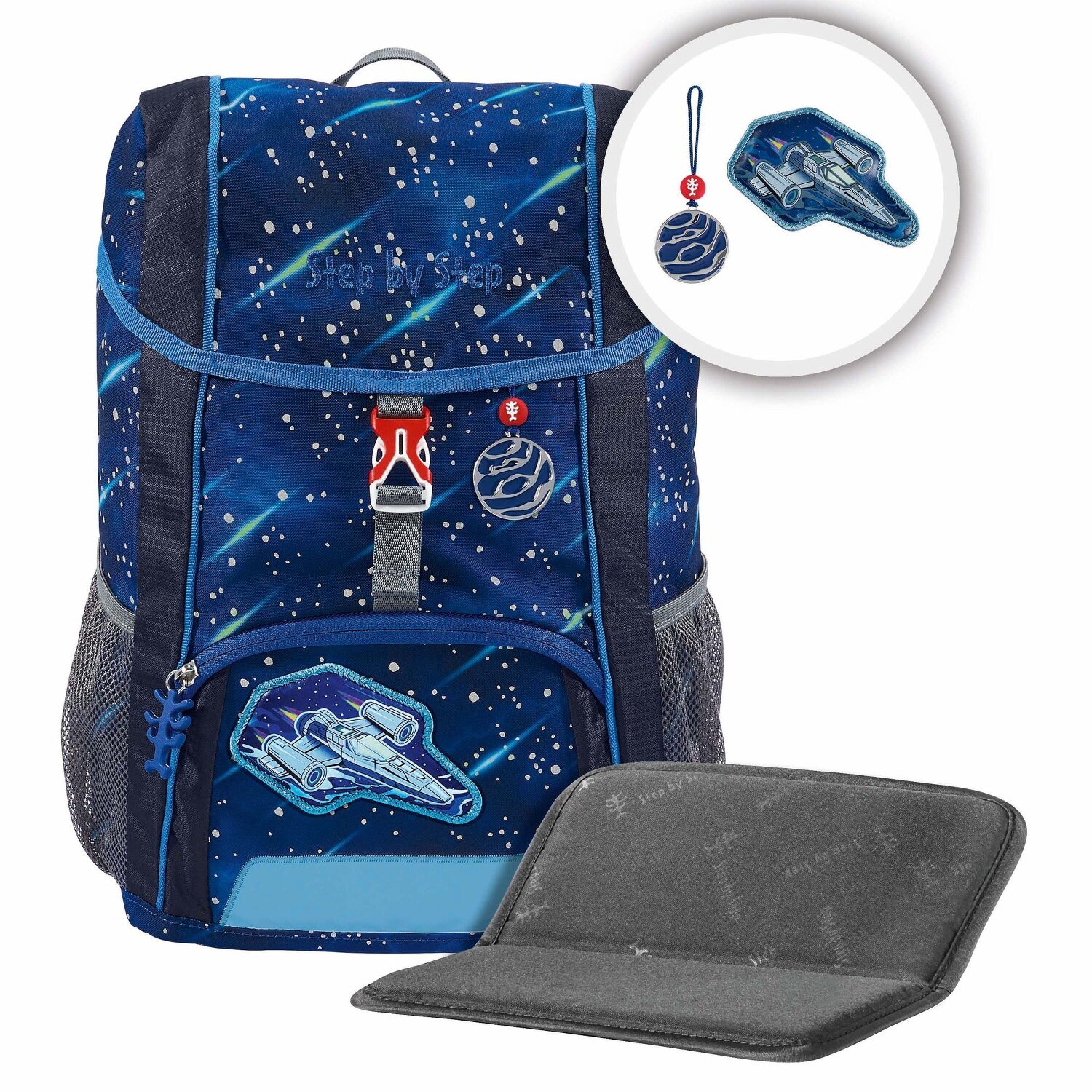 Step by Step Kid Reflect schooltas set 3 stuks. star shuttle elio