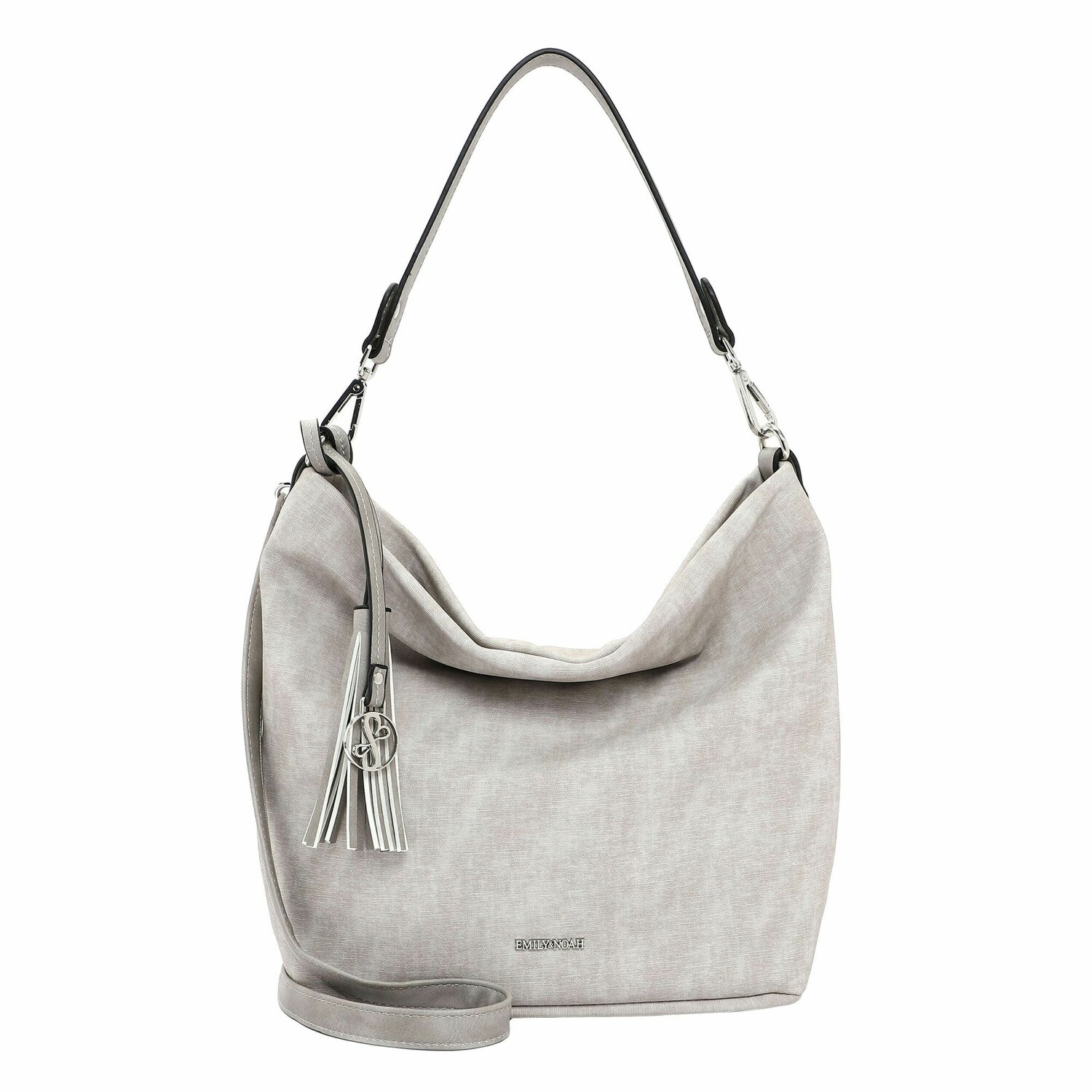 Emily Noah Elke schoudertas 36 cm lightgrey Bagage24.nl