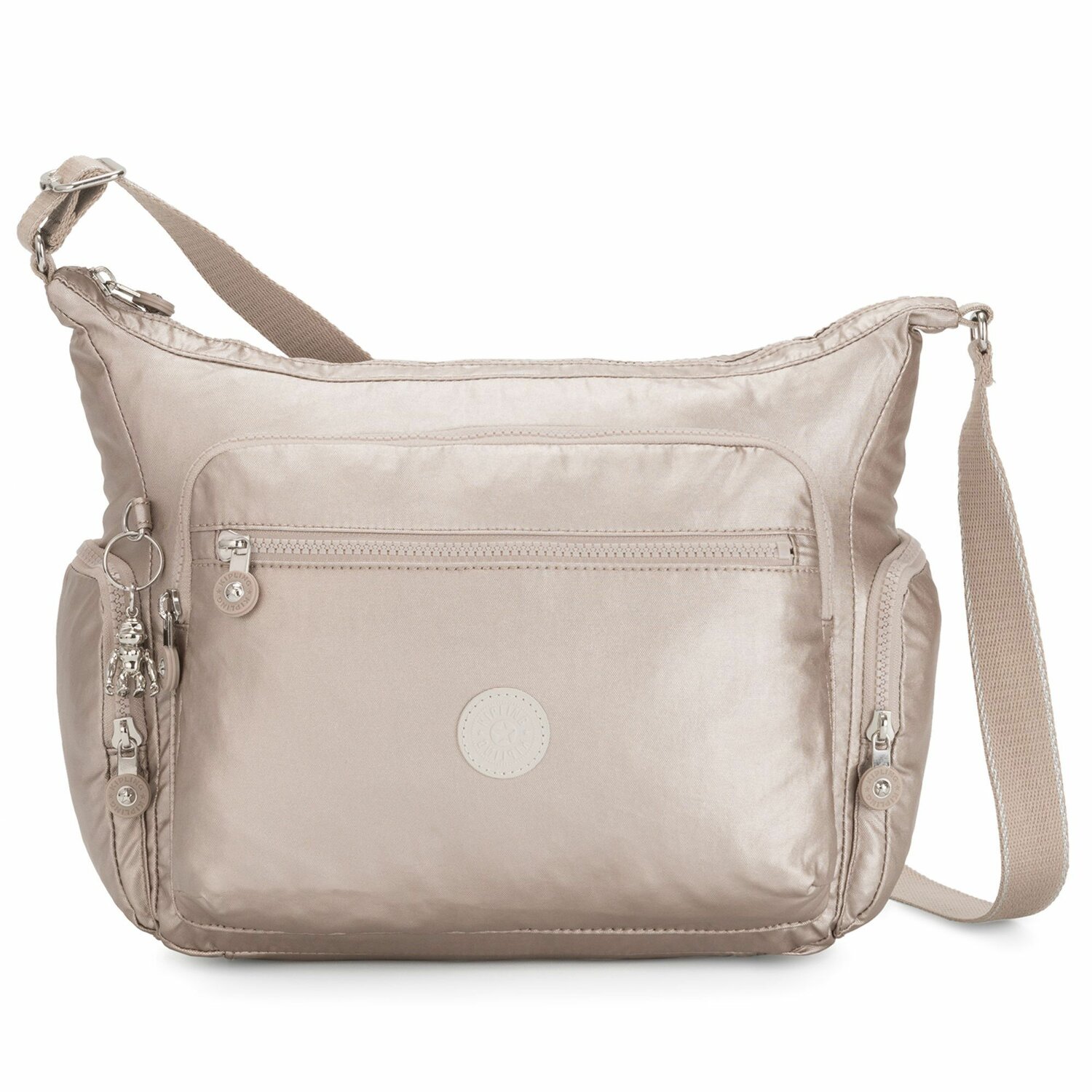 Kipling Gabbie schoudertas 37 cm metallic glow Bagage24.nl