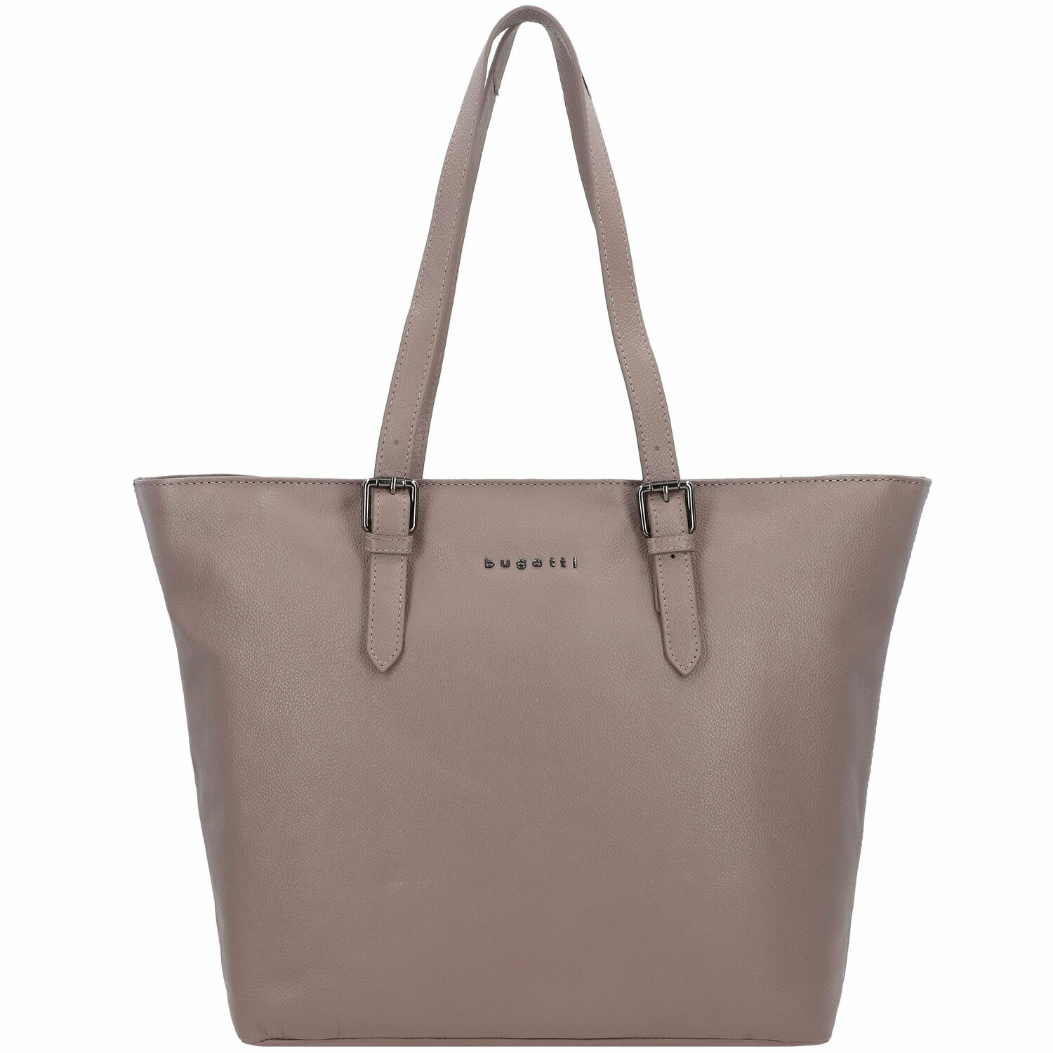 bugatti Bella Shopper Tas Leer 47 cm Laptop compartiment taupe