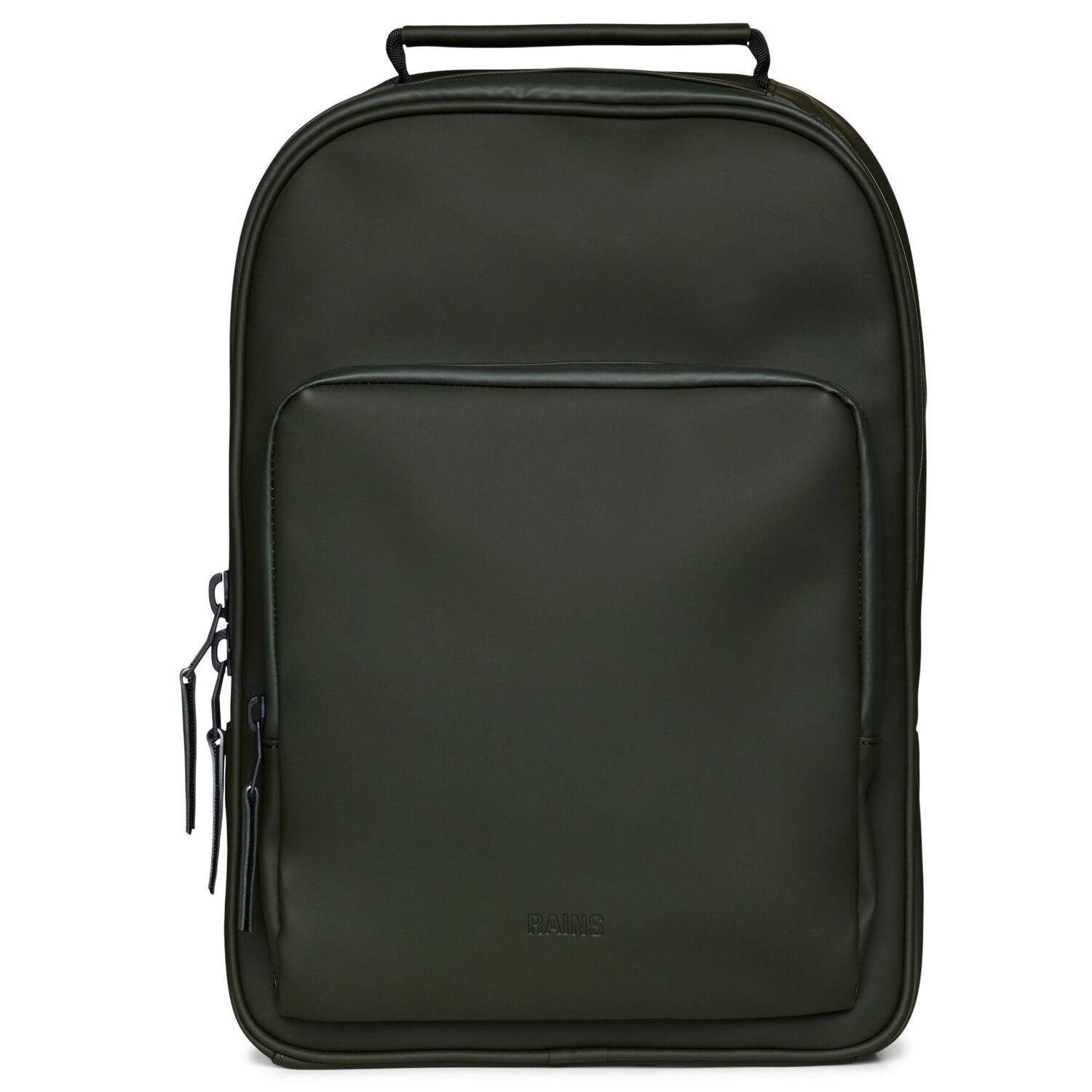 Rains Book Rugzak 40 cm Laptop compartiment green Bagage24.nl