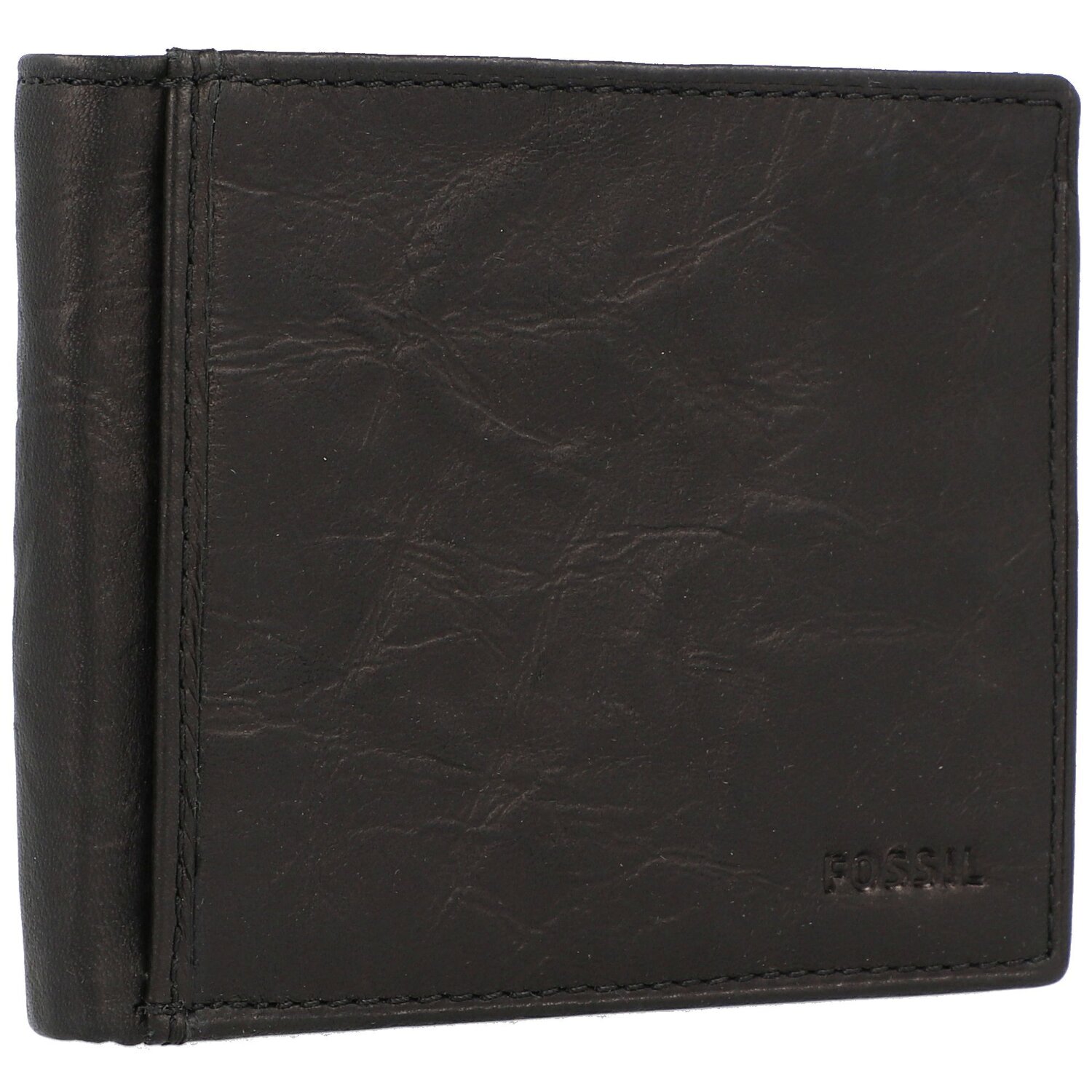 Fossil Ingram Portemonnee RFID Leer 11,5 cm schwarz | Bagage24.nl