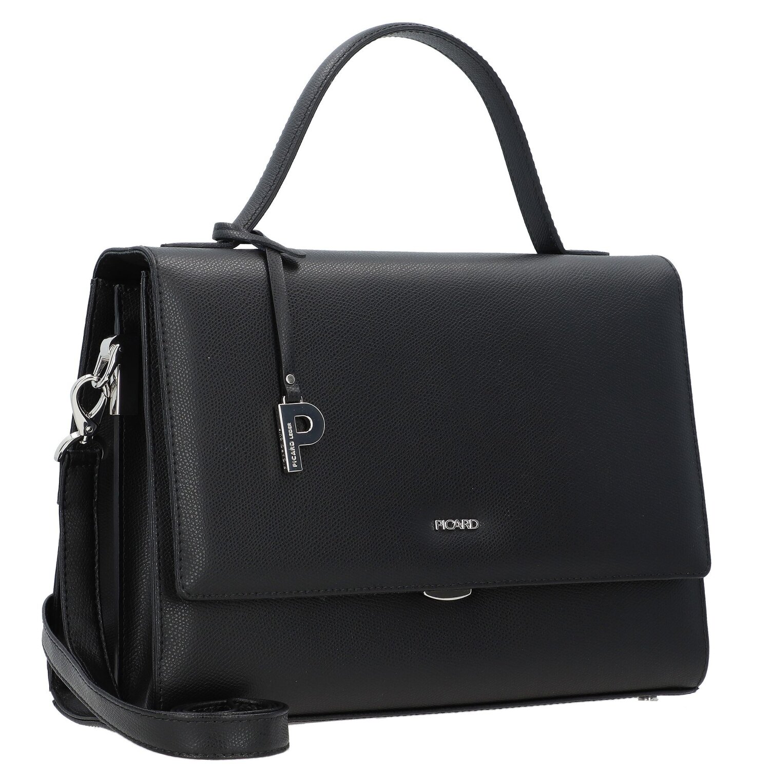 Picard Berlin Handtas Leer 31.5 cm schwarz Bagage24.nl