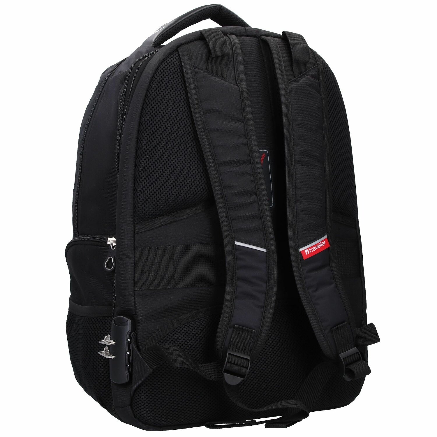 Traveller PROfessionele rugzak 47 cm laptopvak schwarz Bagage24.nl