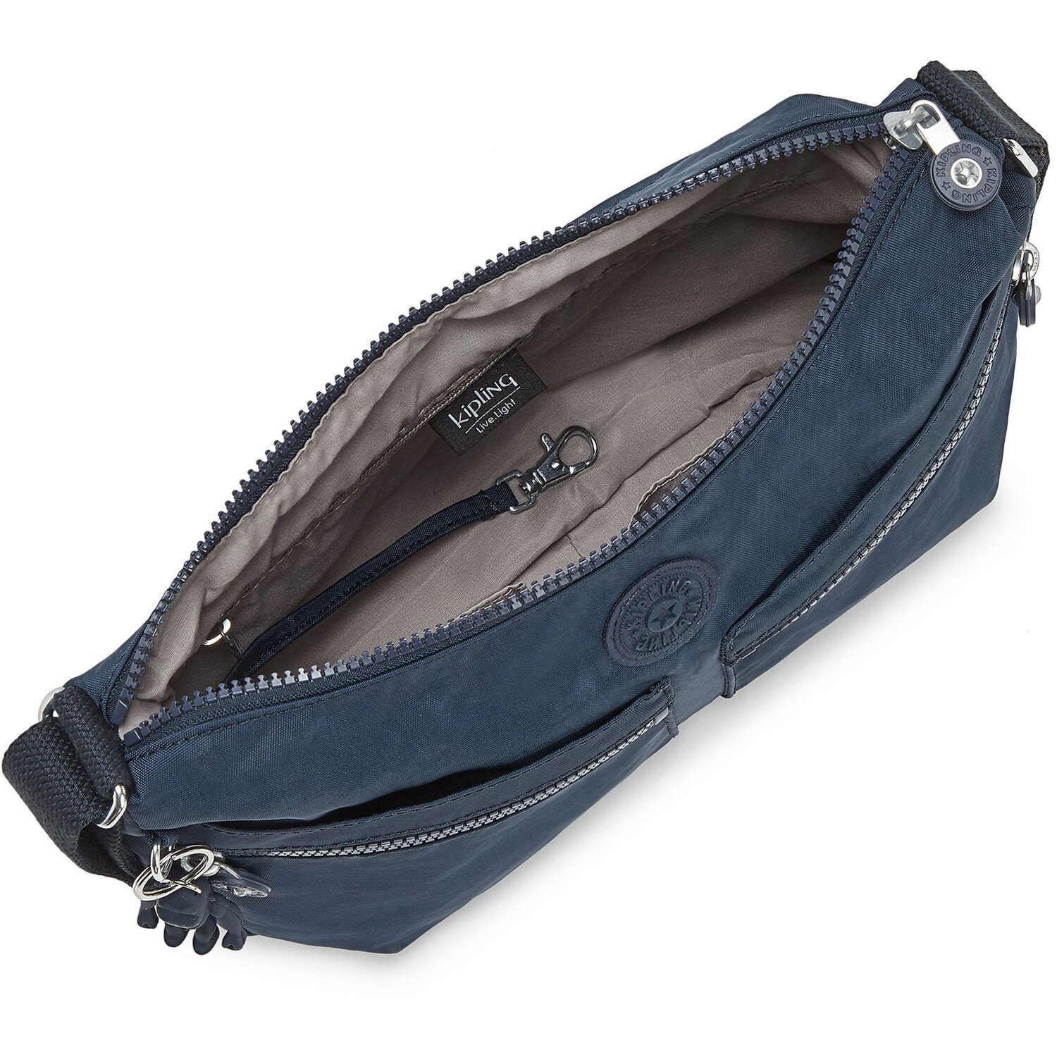 Kipling Classics Basic Izellah Schoudertas 33 cm blue bleu 2