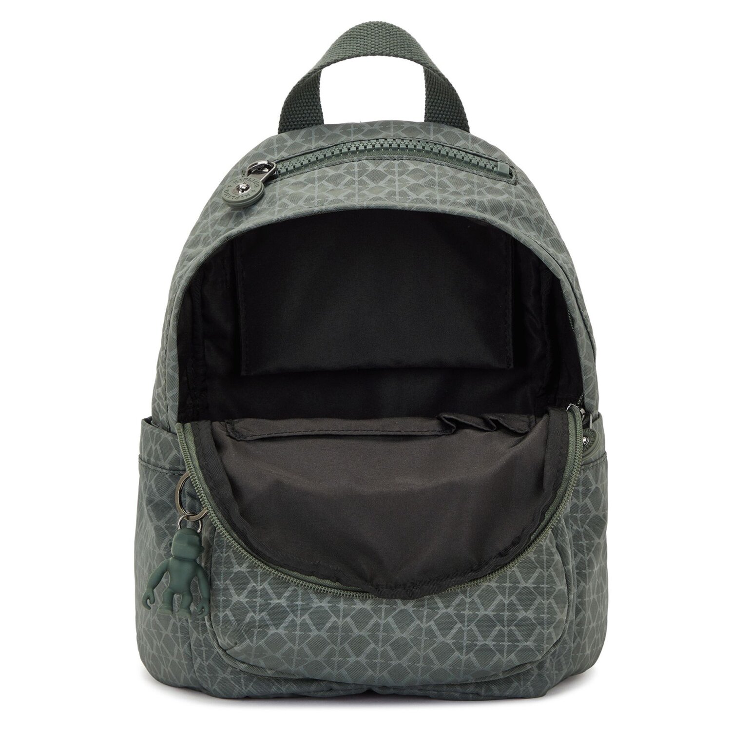 Kipling Basic Plus Delia Mini Stad rugzak 29 cm sign green emb