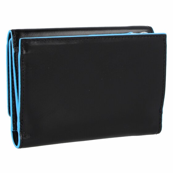 Piquadro Blauwe Vierkante Portemonnee RFID Leer 12 cm