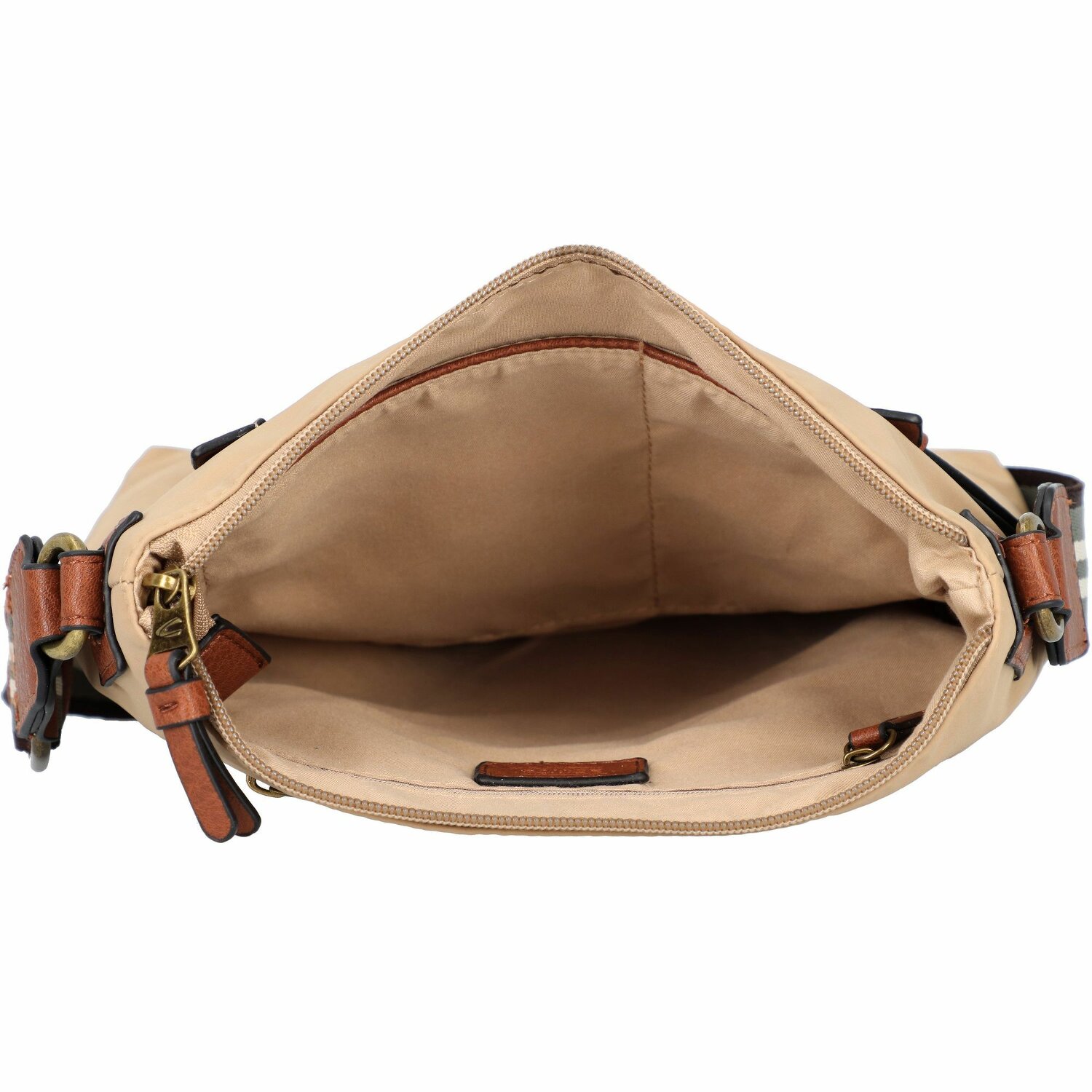 camel active Bari Schoudertas 24 cm beige | Bagage24.nl