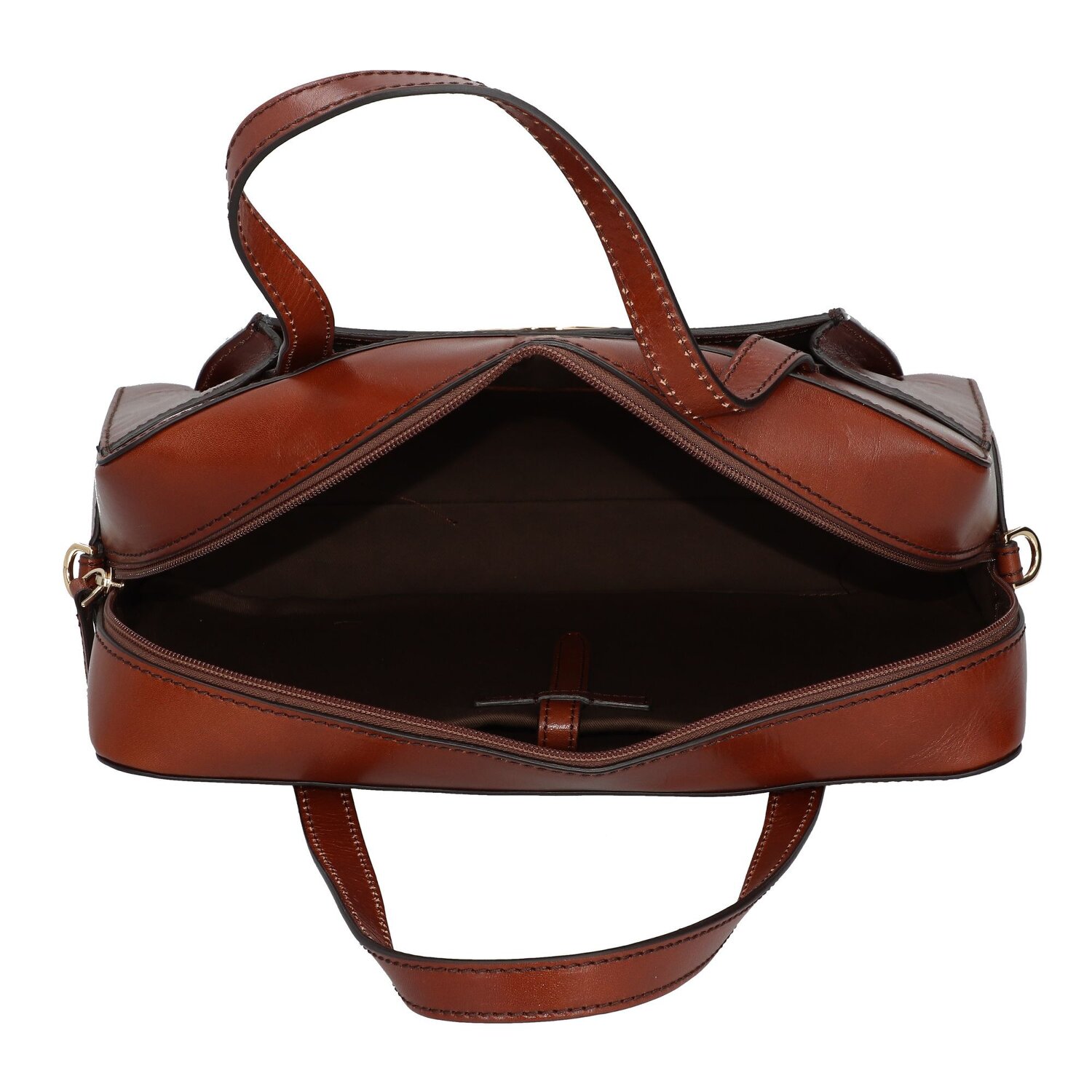 The Bridge Barbara Handtas Leer 36 cm marrone Bagage24.nl