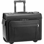d&n Business & Travel Pilotenkoffer Trolley Leer 46 cm Laptopcompartiment Productbeeld