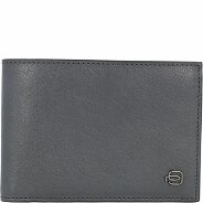 Piquadro Zwarte Vierkante Portemonnee RFID Leer 12,5 cm Productbeeld